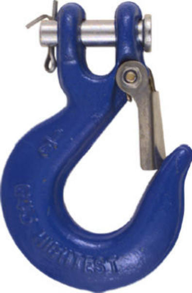 National Hardware® N265-470 Clevis Slip Hook with Latch, 1/4", Blue