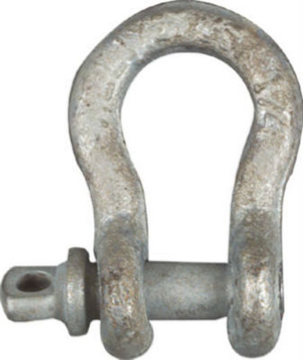 National Hardware® N223-669 Anchor Shackle with Screw Pin, 1/4", Galvanized