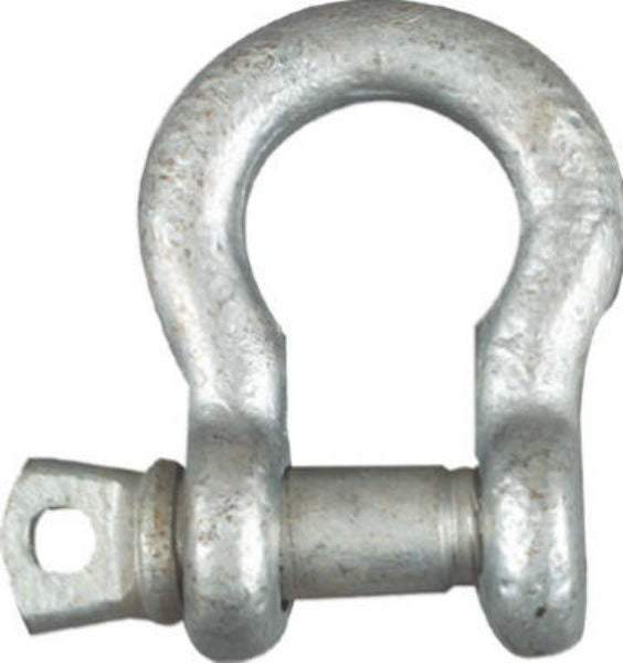 National Hardware® N223-677 Anchor Shackle with Screw Pin, 5/16", Galvanized