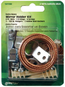 Hillman 121130 Exrta Heavy-Duty Mirror Hanging Kit