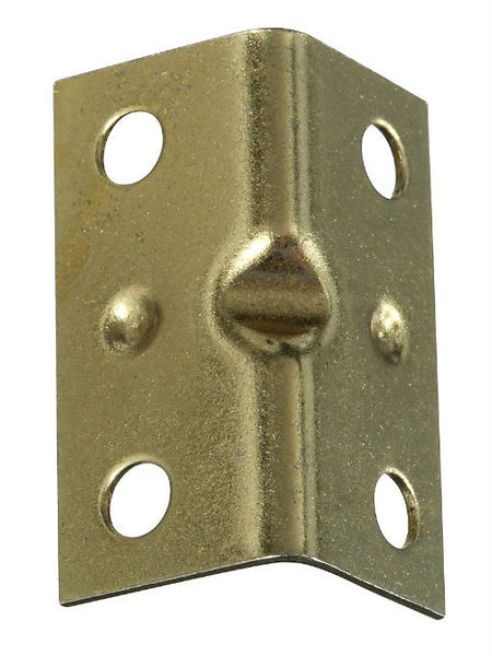 National Hardware® N226-258 Corner Brace, 1-1/2" x 3/4", Brass