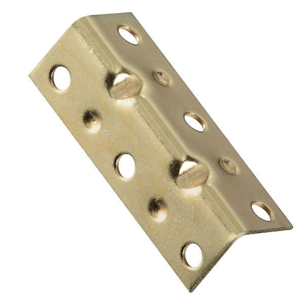 National Hardware® N226-266 Corner Brace, 2-1/2" x 3/4", Brass