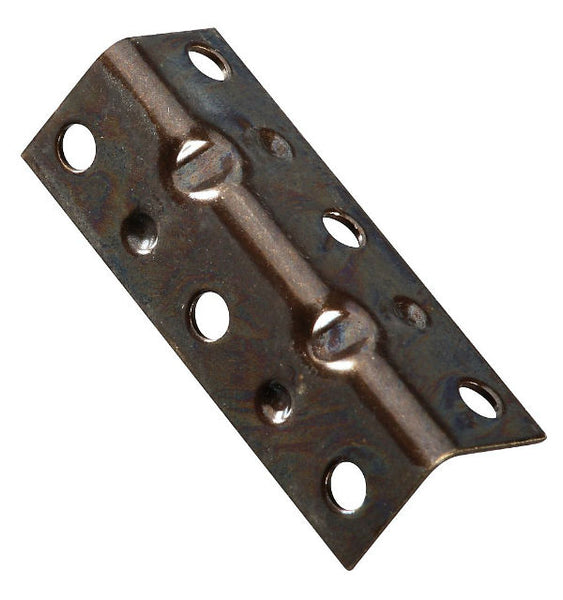 National Hardware® N226-290 Corner Brace, 2-1/2" x 3/4", Antique Brass