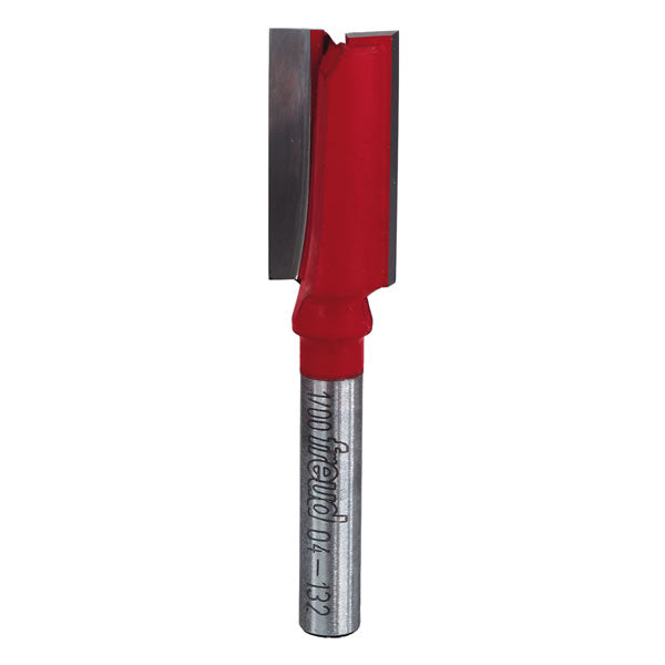 Freud 04-132 Double Flute Carbide Straight Router Bit, 1/2 Inch Dia. x 1 Inch