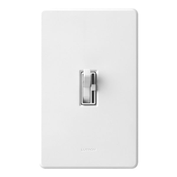 Lutron® TG-600-PH-WH Toggler® Preset Slide Incandescent Dimmer, 600W, White