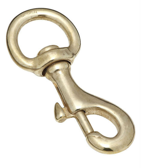 National Hardware® N223-198 Bolt Snap, 13/16" x 3-1/4", Solid Bronze