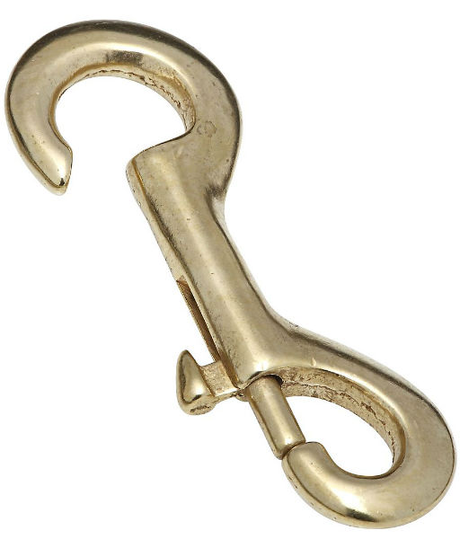 National Hardware® N223-214 Bolt Snap, 1/4" x 3-7/16", Solid Bronze