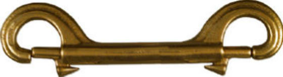 National Hardware® N223-230 Double Bolt Snap, 4-1/2", Solid Bronze