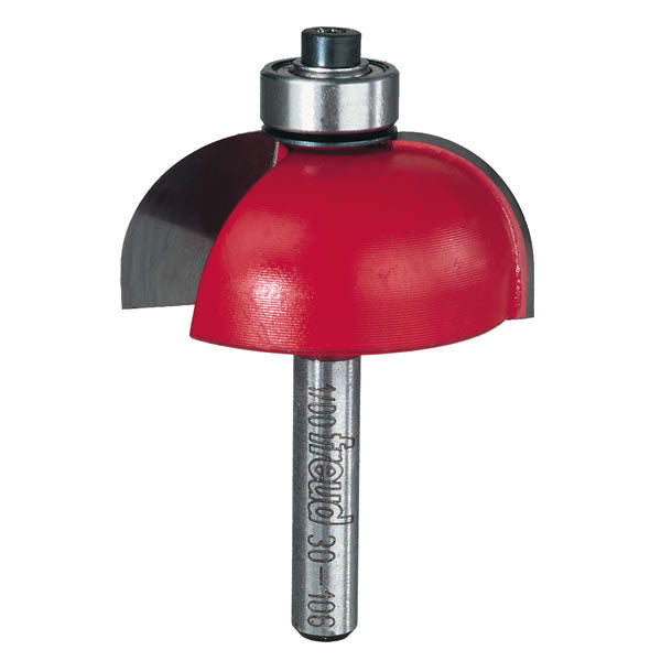Freud 30-106 Carbide Cove Router Bit, 1-3/8" Dia. x 1/2"