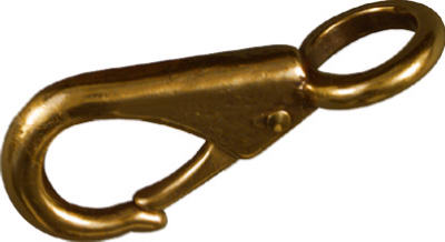 National Hardware N223-255 Boat Snap #1, 5/8" x 2-3/4", Solid Bronze