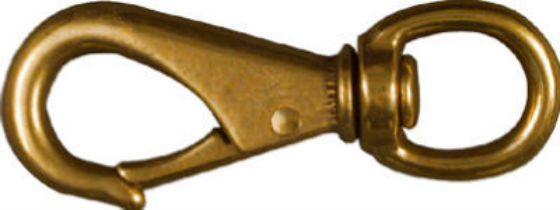 National Hardware® N223-289 Boat Snap #1, 5/8" x 3-1/4", Solid Bronze