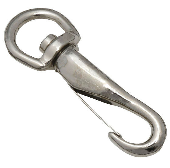 National Hardware® N222-729 Spring Snap, 7/16" x 2", Nickel