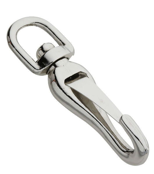 National Hardware® N222-737 Spring Snap, 1/2" x 2-5/8", Nickel