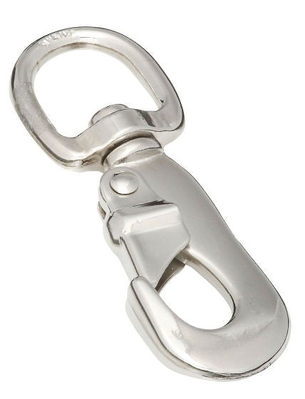 National Hardware® N222-844 Round Swivel Eye Bolt Snap, 3/4" x 3-9/16", Nickel