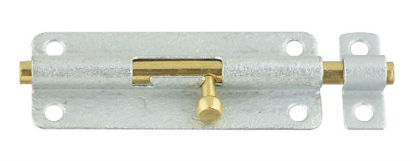 National Hardware® N151-910 Barrel Bolt, 5", Galvanized