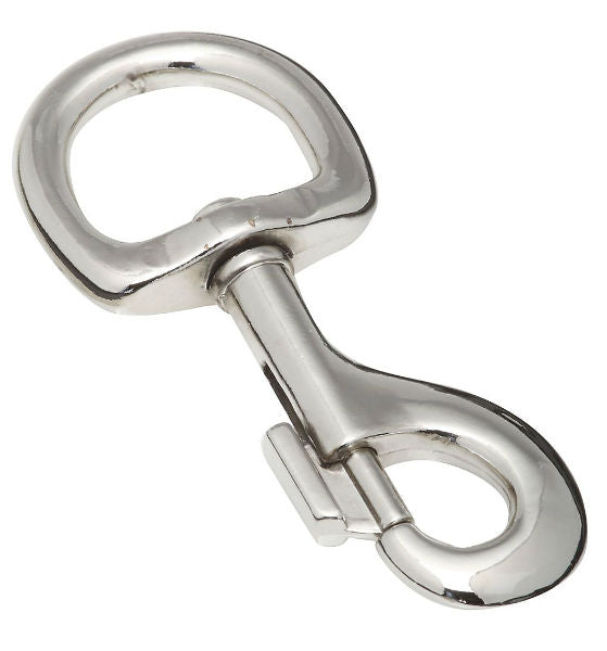 National Hardware® N222-612 Round Swivel Eye Bolt Snap, 1.25" x 4.25", Nickel