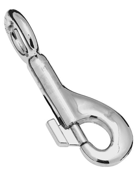 National Hardware® N222-620 Round Fixed Eye Bolt Snap, 5/8" x 3-1/4", Nickel