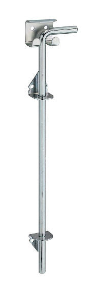 National Hardware® N177-196 Adjustable Throw Cane Bolt, 1/2" x 18", Zinc Plated