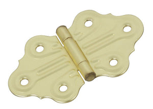 National Hardware® N135-301 Cabinet Hinge, 1-1/4", Satin Brass