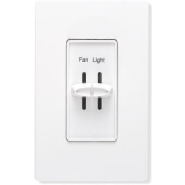 Lutron® S2-LFSQH-WH Skylark® Single Pole Quiet Light & Fan Control, 1.5A, White