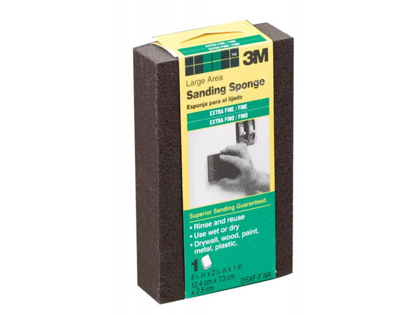 3M DSXF-F Large Area Flexible Sanding Sponge, Extra Fine/Fine Grit
