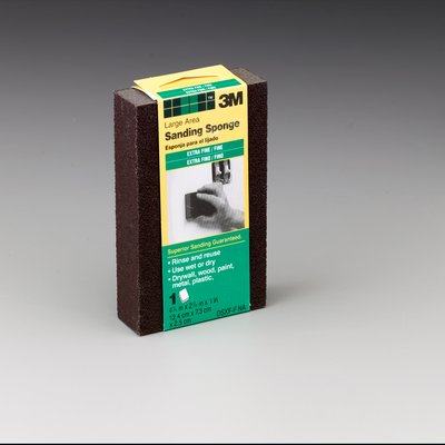 3M DSMC-F Large Area Flexible Sanding Sponge, Medium/Coarse Grit