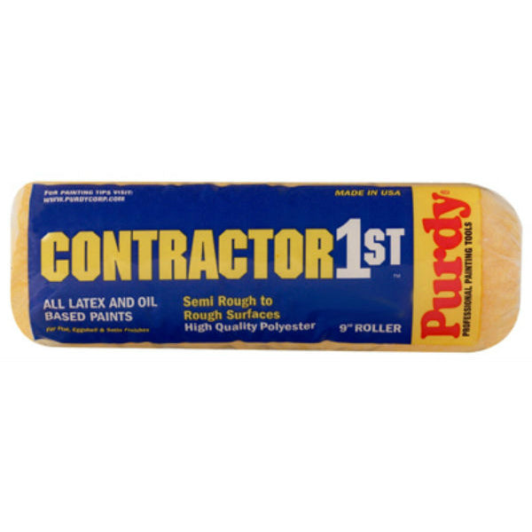 Purdy® 144688092 Contractor 1st™ Roller Cover Nap, 9", 3/8" Nap, 1-1/2" Core
