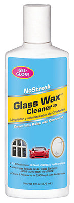 Gel Gloss NS-8 No-Streek Glass & Silver Polish, 8 Oz