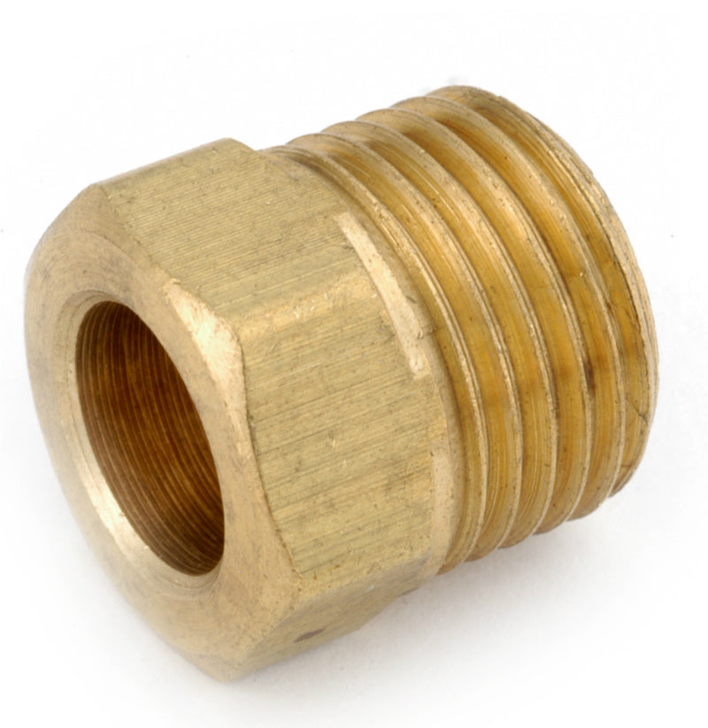 Anderson Metals 54341-04 Brass Inverted Flare Nut, 1/4"