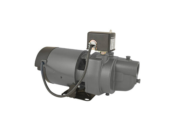 Flint & Walling ES07S Shallow Well Jet Pump, Cast Iron, 3/4 HP