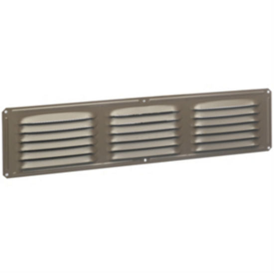 Air Vent 84228 Aluminum Undereave Vent, Brown, 16" x 4"