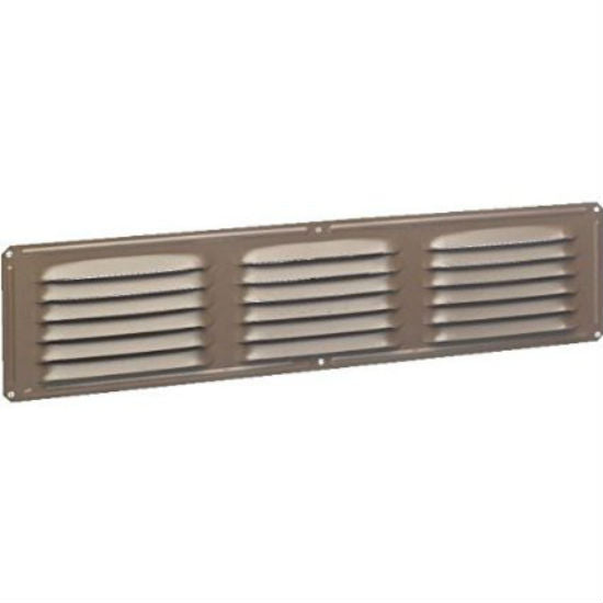 Air Vent 84212 Aluminum Undereave Vent, Brown, 16" x 8"