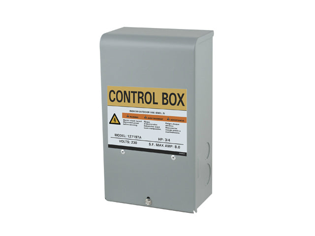 Flint & Walling 127189A Submersible Control Box, 1/2 HP, 230V
