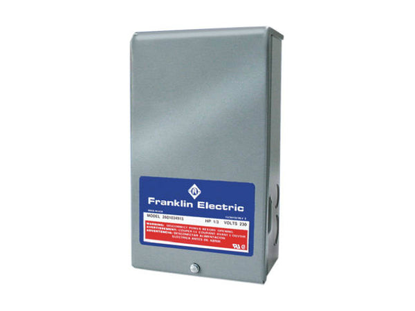 Flint & Walling 126319A Control Box for Franklin Submersible Pump, 1-HP, 230V