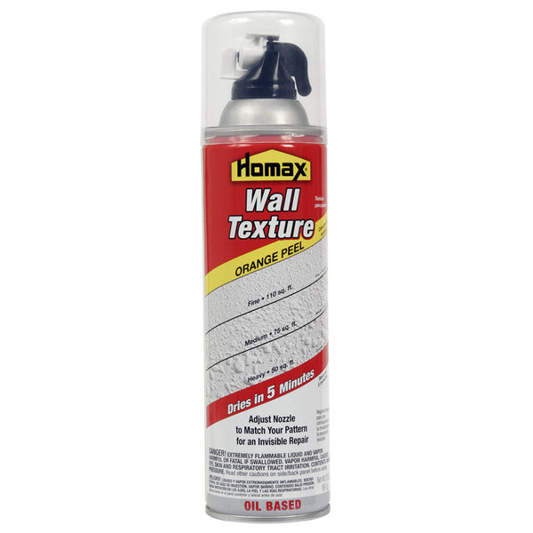 Homax® 4055-06 Oil-Based Orange Peel Drywall Texture Spray, 20 Oz