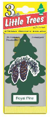 Car Freshener U3S-32001 Little Tree Air Freshener, Royal Pine (3-Pack)