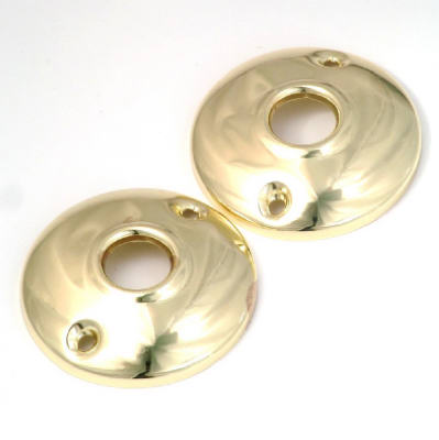 First Watch Security 1136 Brass Replacement Roses, 2-1/2", 2-Pack