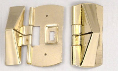 First Watch Security 1418 Window Vent Lock, Polished Brass, 2-Pack