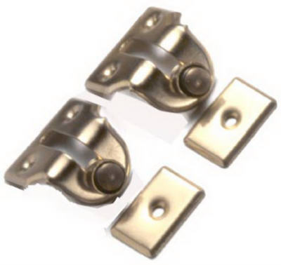 First Watch Security 1430 Window Vent Lock, Polished Brass, 2-Pack