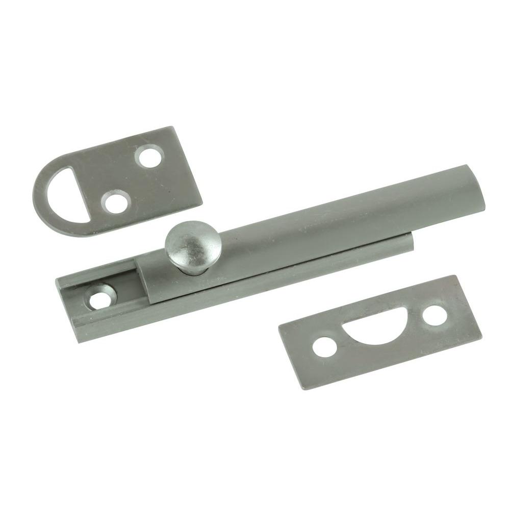 First Watch Security® 1849-SN Slide Door Bolt, Satin Nickel, 3"
