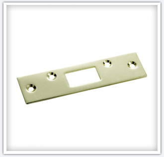 First Watch Security 1012 Security Strike, 1-1/4 x 4-7/8", Brass