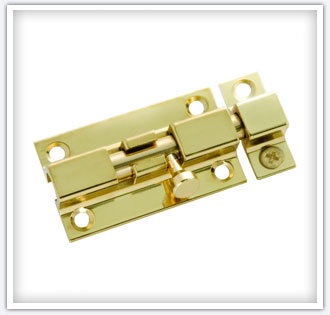 First Watch Security 1853 Brass Barrel Bolt, 3"