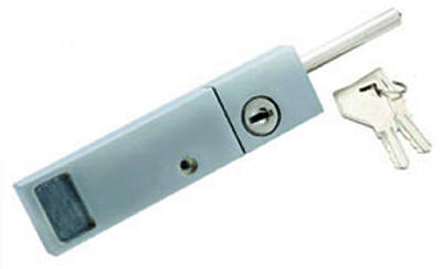 First Watch Security 5140 Keyed Patio Door Lock, Chrome