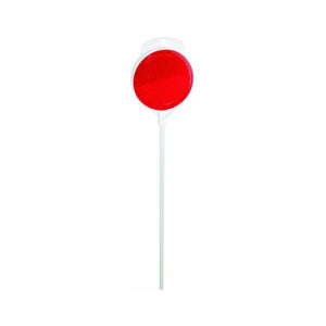 Hy-Ko DM300R48 Reflective Driveway Marker with Fiberglass Rod, 48", Red