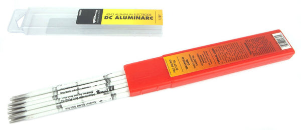 Forney 45889 DC Aluminum Stick Electrodes Arc Welding Rod, 1/8", E4043, 17-Pack