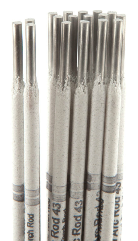 Forney 45889 DC Aluminum Stick Electrodes Arc Welding Rod, 1/8", E4043, 17-Pack