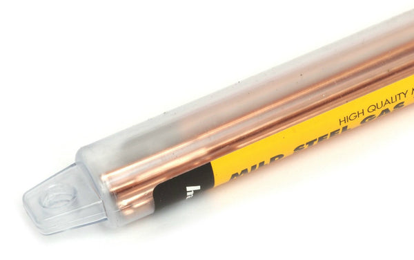 Forney 42327 Oxy-Acetylene Mild Steel Welding Rod, Copper Coated,1/8" x 18",10pk