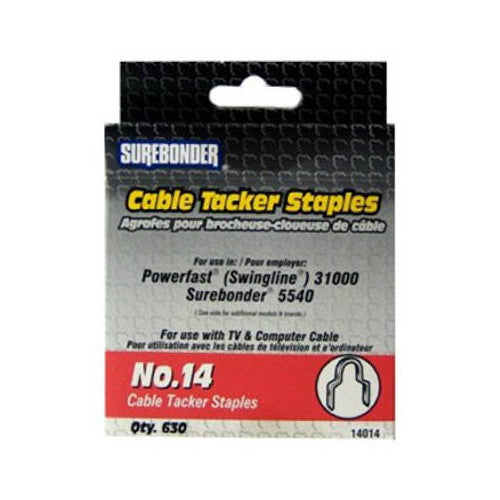 Surebonder® 14014 Round Cable Tack, #14, 1/4"