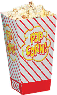 500Ct 8Oz Small Scoop Popcorn Box