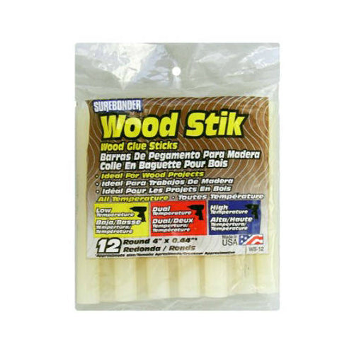 Surebonder® WS-12 Wood Stik Hi-Temperature Glue Stick, 12-Pack